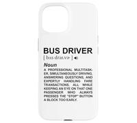 Dictionnaire des Chauffeurs de Bus Transport Scolaire Coque pour iPhone 15