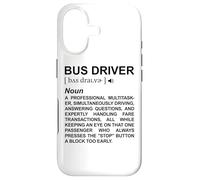 Dictionnaire des Chauffeurs de Bus Transport Scolaire Coque pour iPhone 17