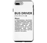 Dictionnaire des Chauffeurs de Bus Transport Scolaire Coque pour iPhone 7 Plus/8 Plus