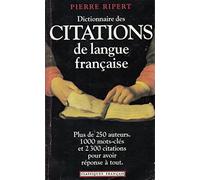 Dictionnaire DES Citations