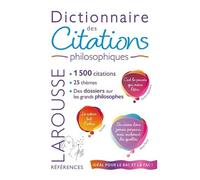 Collectif – Dictionnaire des citations philosophiques – Broché – Larousse