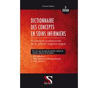 Dictionnaire des concepts en soins infirmiers - 3e édition