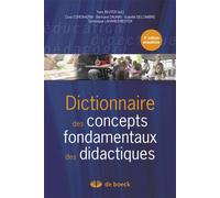 Dictionnaire des concepts fondamentaux des didactiques