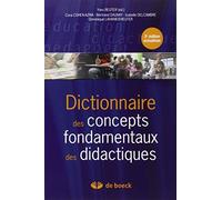 Dictionnaire des concepts fondamentaux des didactiques de Reuter. Yves (2013) Broché