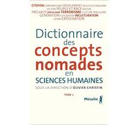 Dictionnaire des concepts nomades tome 2