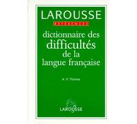 DICTIONNAIRE DES DIFFICULTES DE LA LANGUE FRANCAISE