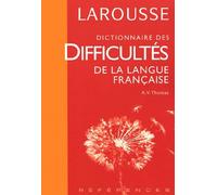 Dictionnaire Des Difficultes De La Langue Francaise