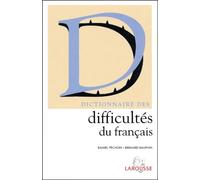 Dictionnaire Des Difficultes Du Francais