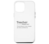 Dictionnaire des Enseignants Définition Profession Créer Un mème au Dos Coque pour iPhone 12 Pro Max