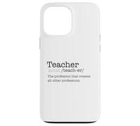 Dictionnaire des Enseignants Définition Profession Créer Un mème au Dos Coque pour iPhone 13 Pro Max