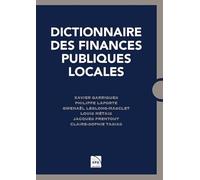 Dictionnaire des finances publiques locales