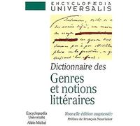 Dictionnaire des genres et notions littéraires