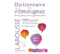 Dictionnaire des homonymes