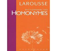 Dictionnaire des homonymes
