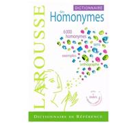 Dictionnaire des homonymes