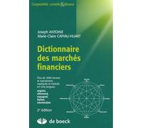 Dictionnaire Des Marchés Financiers
