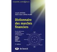 Dictionnaire Des Marchés Financiers - Plus De 2000 Termes Et Expressions Expliqués Et Traduits En Cinq Langues : Anglais, Allemand, Espagnol, Italien, Néerlandais