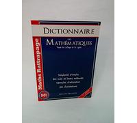 Dictionnaire des Maths Lycée