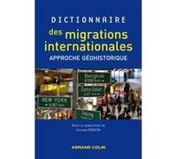 Dictionnaire des migrations internationales Gildas Simon (Editeur en chef)