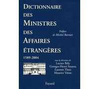 Dictionnaire des ministres des Affaires étrangères