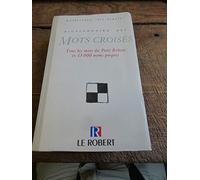 Dictionnaire des mots croisés