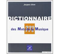 Dictionnaire des mots de la musique
