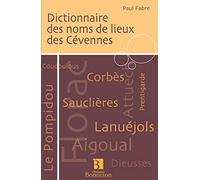 Dictionnaire des noms de lieux des Cévennes