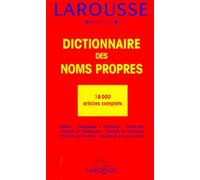 Dictionnaire des noms propres...
