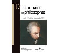 Dictionnaire des philosophes - 3e éd.