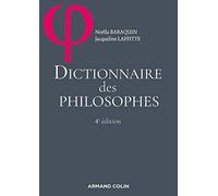 Dictionnaire des philosophes - 4ed.