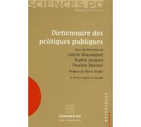 Dictionnaire des politiques publiques