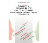 Dictionnaire des prédicats bulgares sur la sémantique de la transmission d'informations