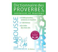 Dictionnaire des proverbes sentences et maximes