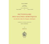 Dictionnaire des racines sémitiques ou attestées dans les langues sémitiques: Fascicule 10, H, T/T', T, Y, K
