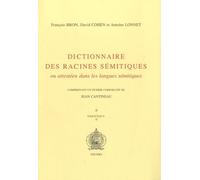 Dictionnaire Des Racines Sémitiques Ou Attestées Dans Les Langues Sémitiques - Fascicule 9