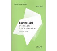 Dictionnaire des règles typographiques
