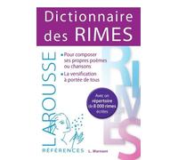 Dictionnaire des Rimes