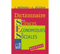 Dictionnaire des Sciences Économiques et Sociales