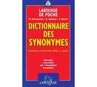 Dictionnaire des synonymes