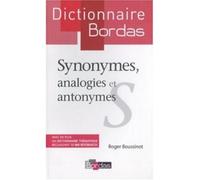 Dictionnaire Des Synonymes Analogies Et Antonymes