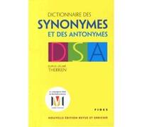 DICTIONNAIRE DES SYNONYMES ET ANTONYMES