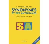 Dictionnaire des synonymes et des antonymes