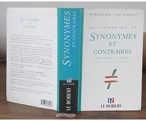 Dictionnaire des synonymes et des contraires, édition 98