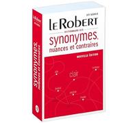 Dictionnaire des synonymes, nuances et contraires