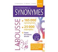 Dictionnaire des synonymes Poche