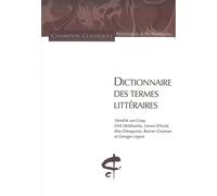 Dictionnaire des termes littéraires
