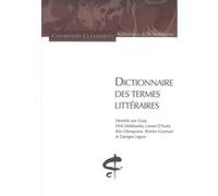 Dictionnaire des termes littéraires