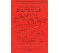 Dictionnaire Des Usages Socio-Politiques (1770-1815)