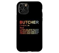 Dictionnaire du Boucher Personne de la Viande Carnivore Coque pour iPhone 11 Pro