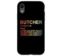 Dictionnaire du Boucher Personne de la Viande Carnivore Coque pour iPhone XR